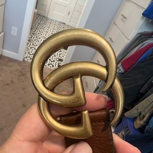 Gucci leather belt